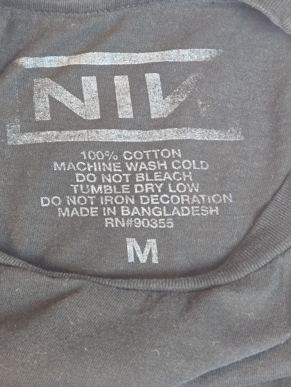 Nine Inch Nails Blurry Flower Band Tee Shirt Unisex Medium Music 90s Y2k - Picture 5 of 5